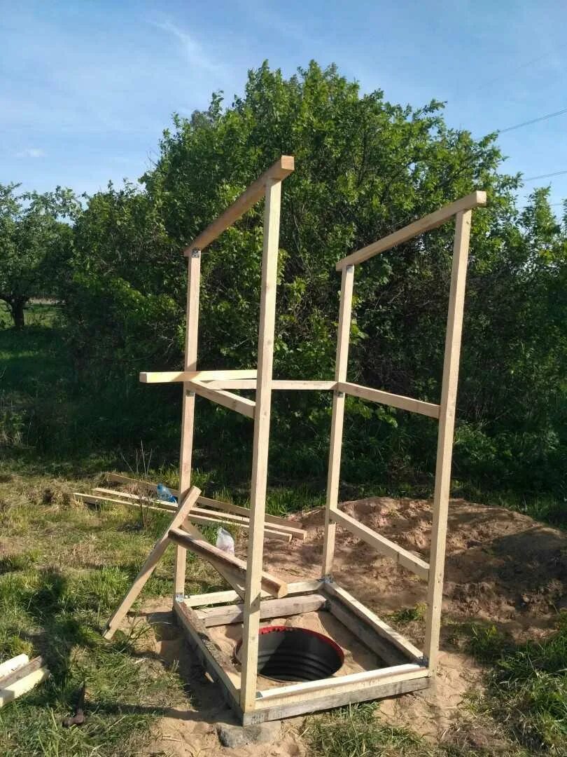 Летний туалет для дачи своими руками Как построить туалет на даче своими руками