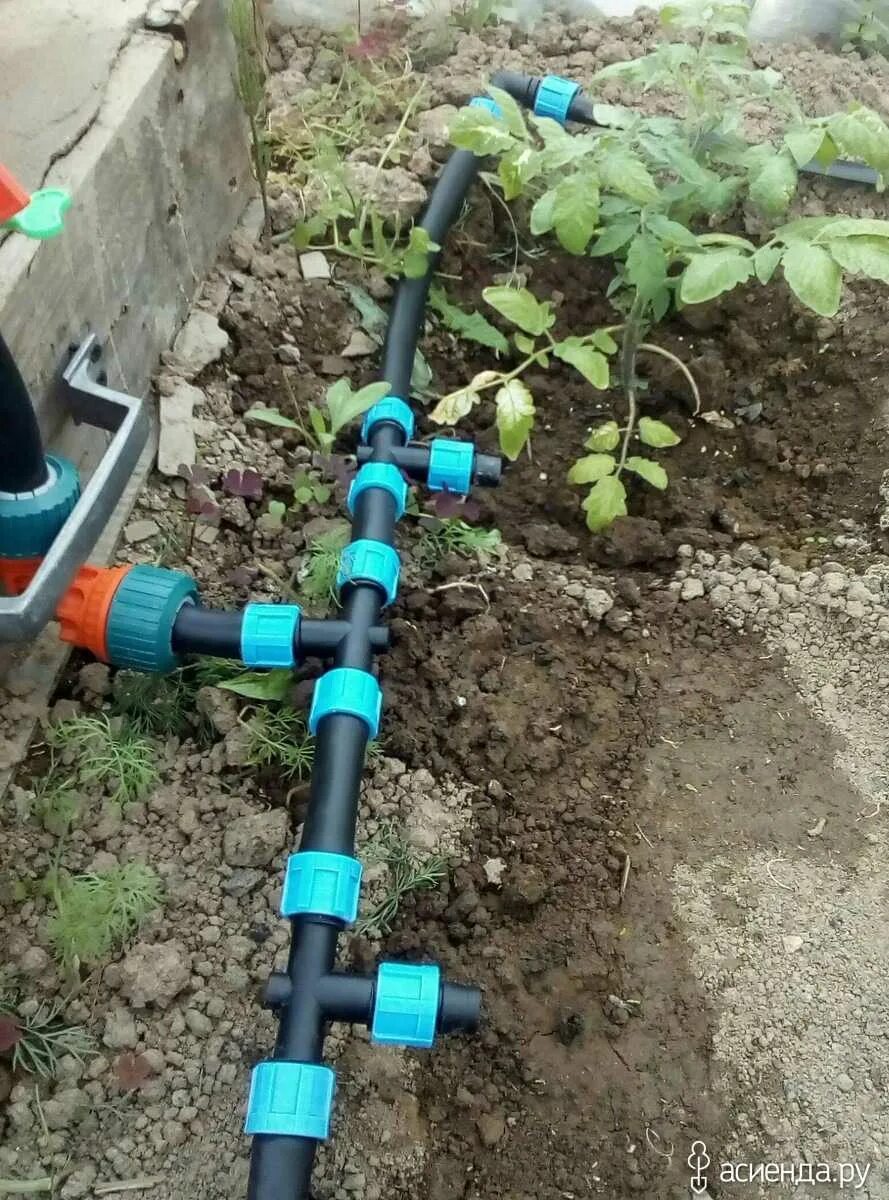 Летний водопровод фото Дачный водопровод из пнд