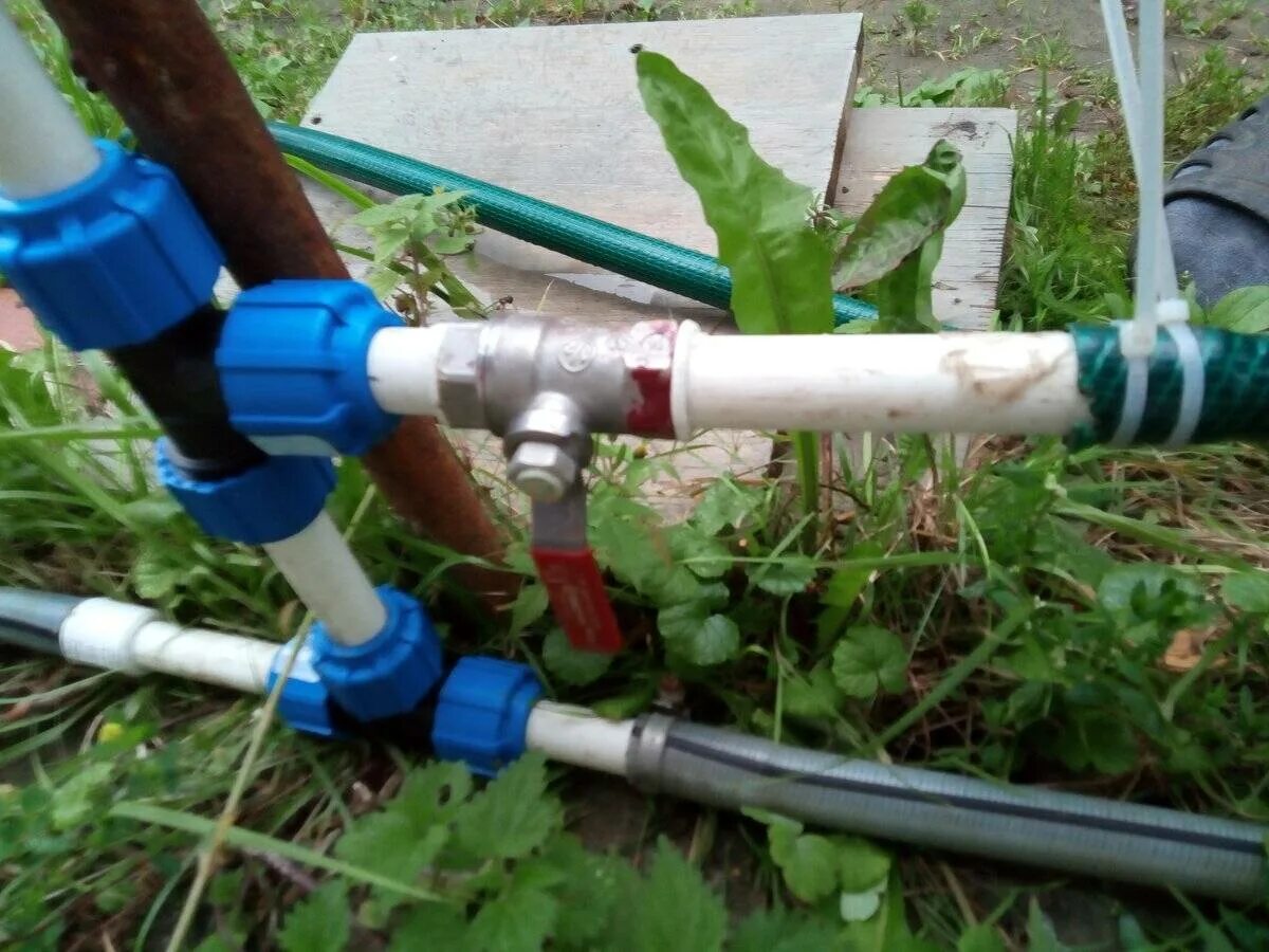 Летний водопровод фото Как соединить металлопластиковую трубу с полипропиленовой между собой фото - Del