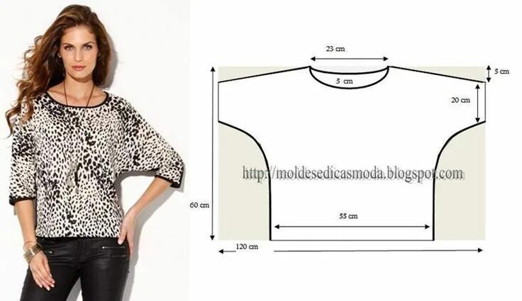 Летняя блузка своими руками без выкройки CAMISOLA- Moldes Moda por Medida Sewing clothes women, Sewing blouses, Sewing cl