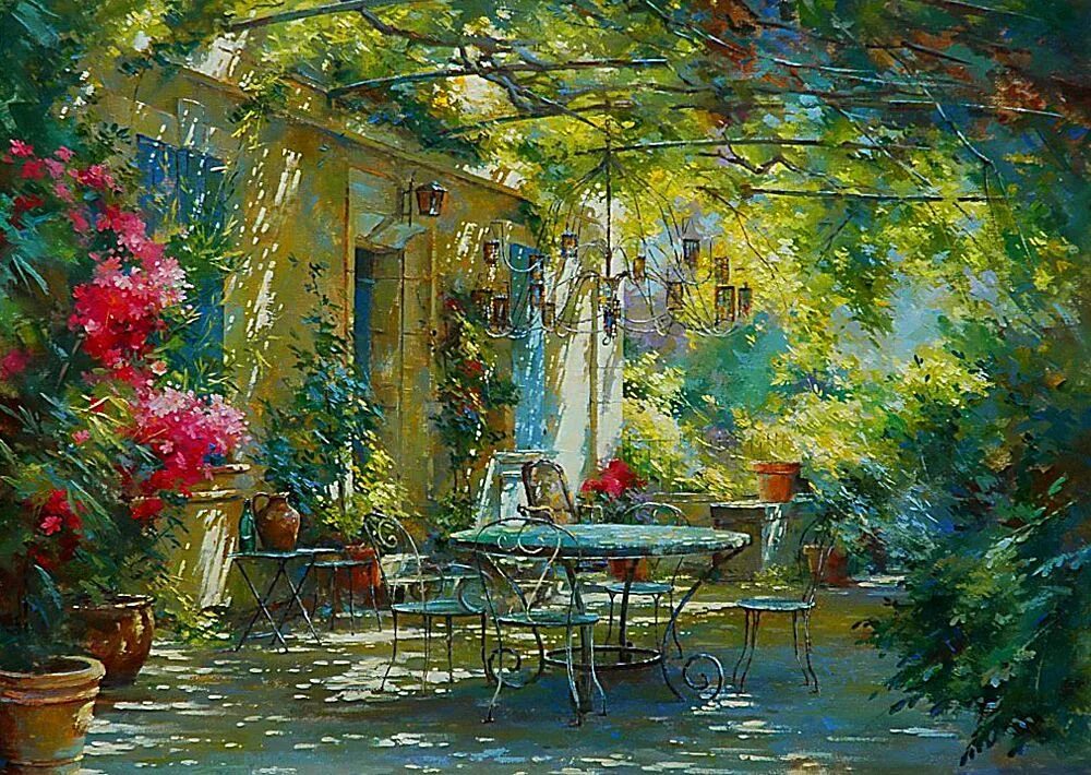 Летняя картина фото 10 художников, которые покорили цвет Fine art, Art painting, Painter artist