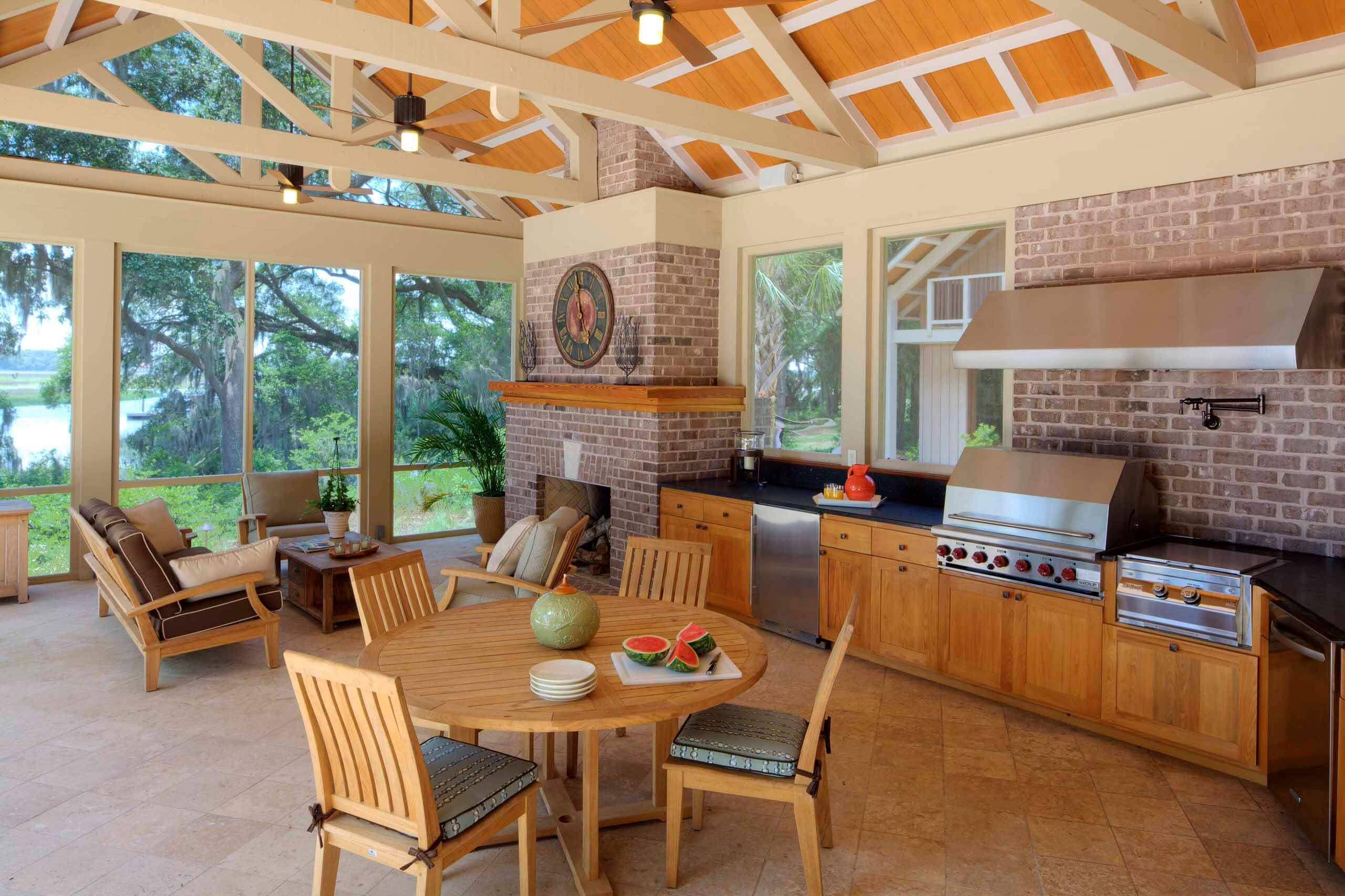 Летняя кухня дизайн внутри фото Awesome News - Good Informations Starts from Awesome News Covered outdoor kitche