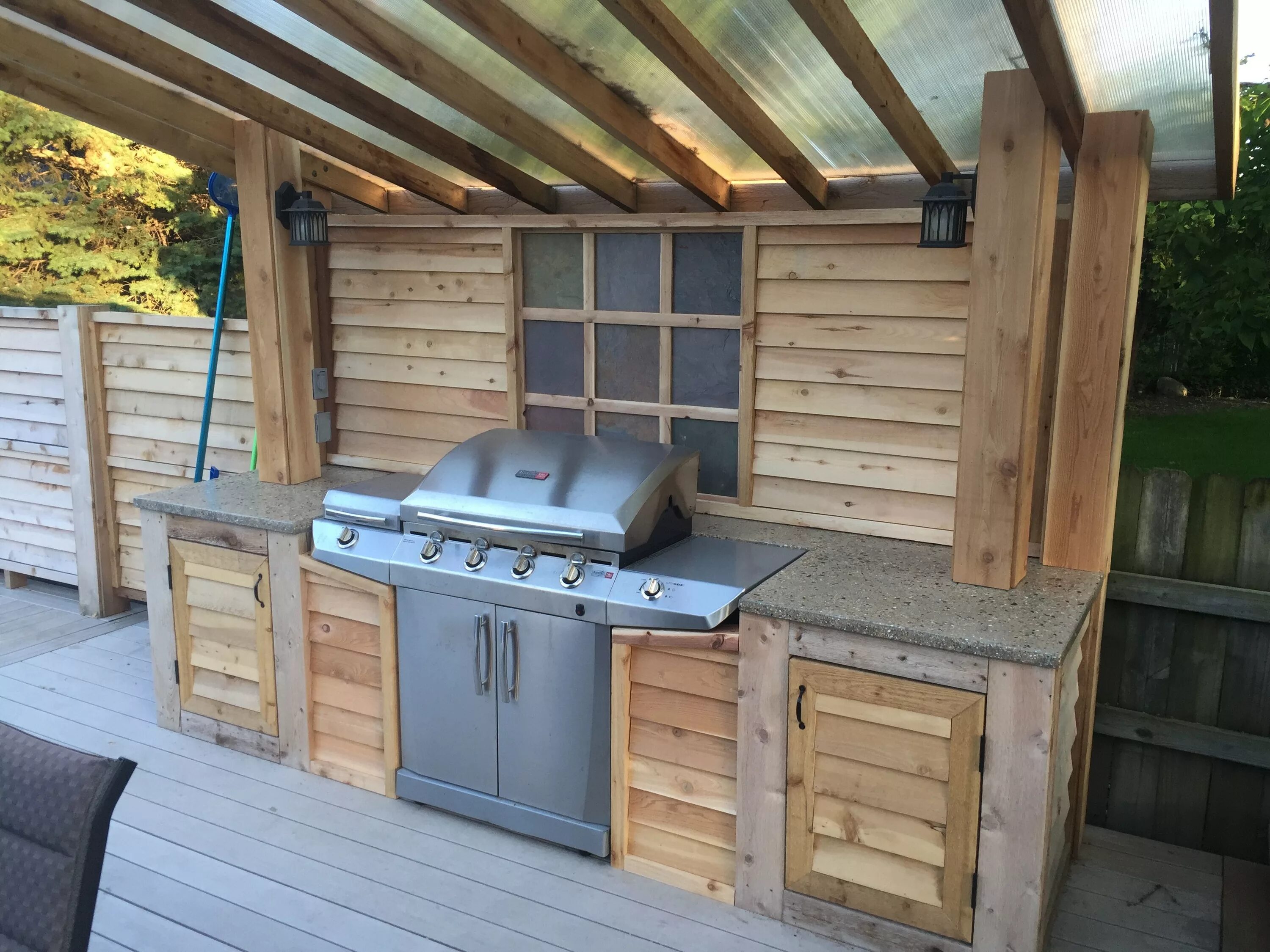 Летняя кухня для дачи фото бюджетный вариант Outdoor Kitchen Grill Station