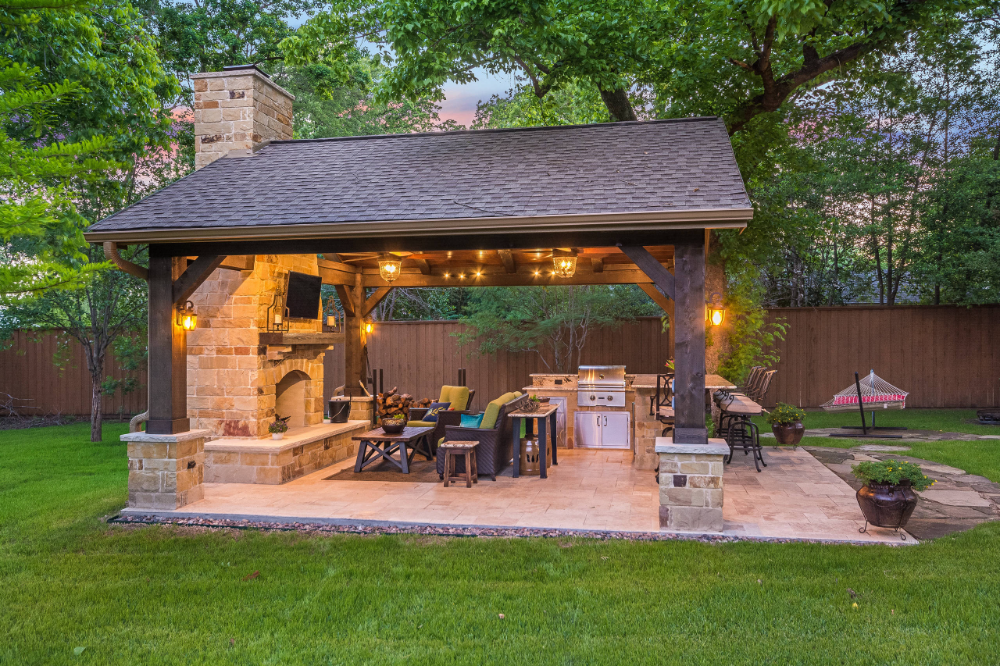 Летняя кухня фото цена Project of the Month: September 2017 - Rustic - Patio - Houston - by Texas Custo