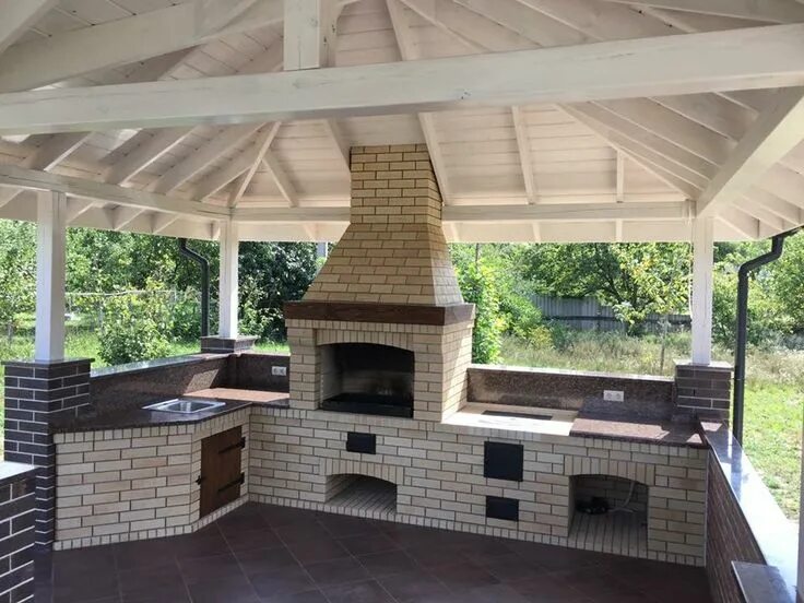 Летняя кухня из кирпича фото Pin on casa Outdoor kitchen plans, Outdoor kitchen design, Outdoor kitchen patio
