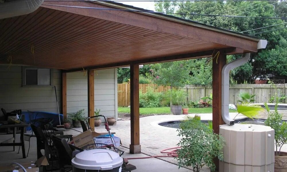 Летняя кухня навес фото Decor of DIY Patio Roof Ideas Diy Patio Roof Ideas Landscaping Gardening Ideas A