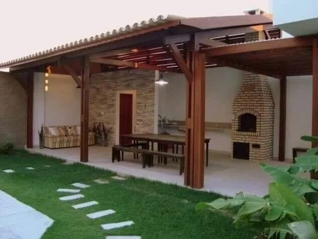 Летняя кухня навес фото Pin de Rossy Olies em Terrazas Edícula simples, Edícula com churrasqueira, Proje
