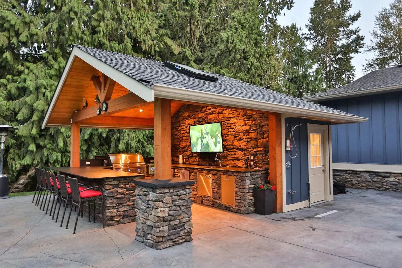 Летняя кухня варианты фото 12 работающих идей для расширения вашего дома Covered outdoor kitchens, Outdoor 