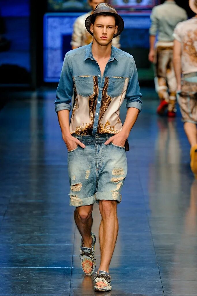 Летняя мужская мода фото D&G Spring 2012 Menswear Collection Vogue