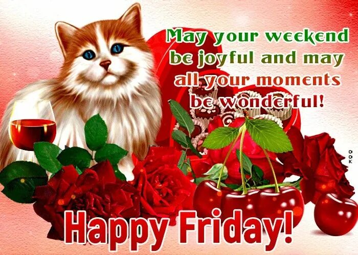 Летняя пятница картинки с пожеланиями красивые Pin by Virginia Lovell on Days of the week Novelty christmas, Happy friday, Holi