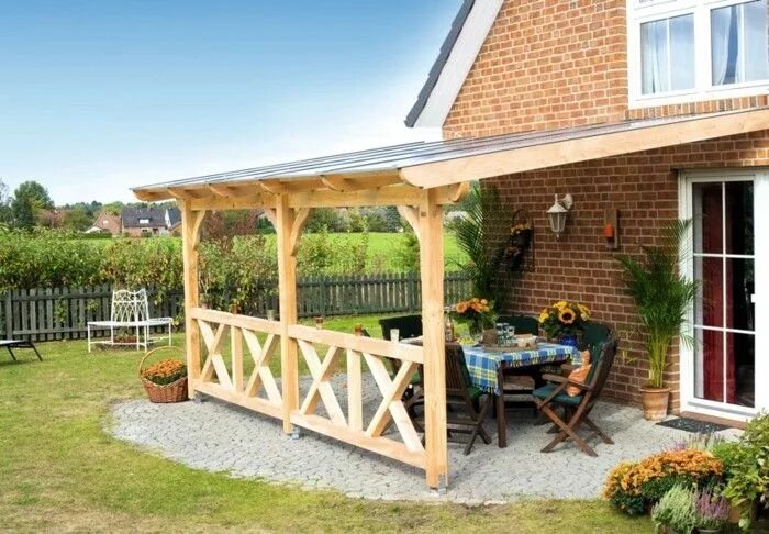Летняя веранда для дачи своими руками Terrassenüberdachungen: Nützliche Planungshilfen Pergola, Pergola plans, Patio