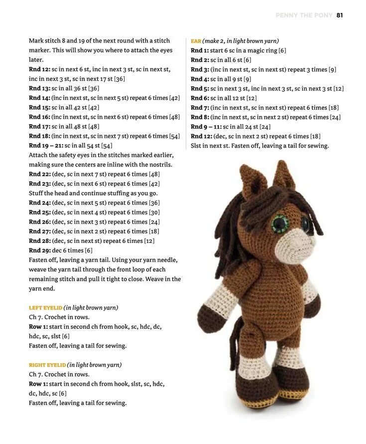Лошадка амигуруми крючком схемы и описание 7 Zoomigurumi, 15 CUTE AMIGURUMI PATTERNS, Crochet Amigurumi FREE Patterns