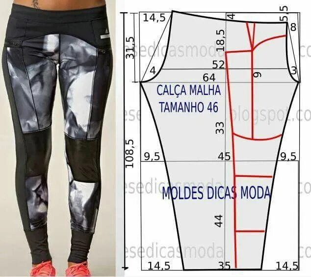 Лосины выкройка скачать Pin von Swanni auf nähen Hose nähen schnittmuster, Hosenvorlagen, Plus size nähe