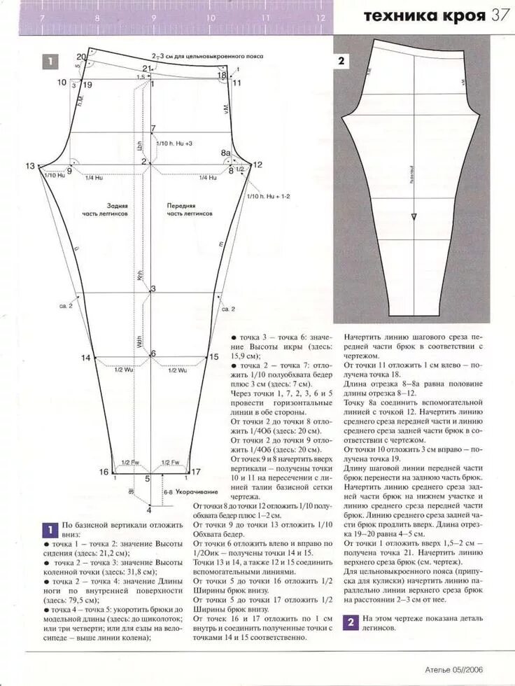 Лосины выкройка скачать бесплатно Легинсы женские Крой по Мюллеру Kleidung selbermachen, Kleid nähen, Nähen