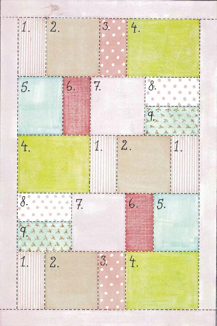 Лоскутное одеяло своими руками схемы Padrões de quilt, Mantas simples, Edredons fofos