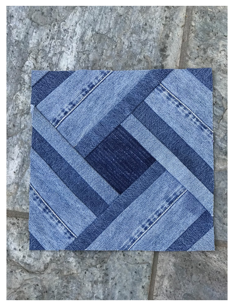 Лоскутное шитье из джинсы самое интересное фото #denim #quilt #ideas no link partial seam construction, great in stripes or stra