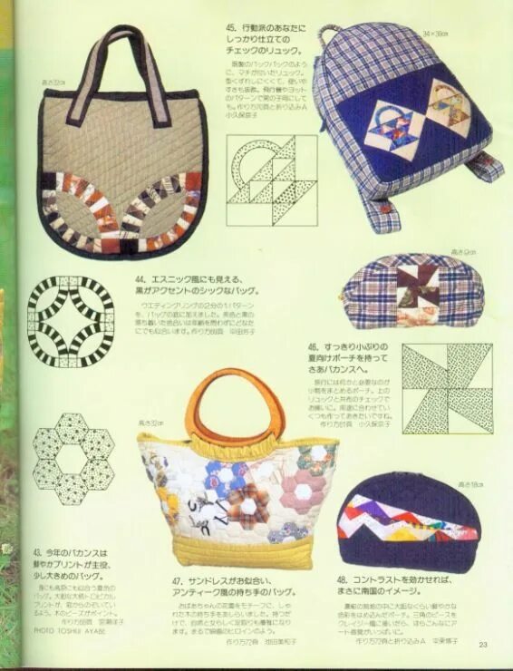 Лоскутные сумки своими руками выкройки Gallery.ru / Фото #5 - 6 - accessories Сумки, Пэчворк, Косметичка