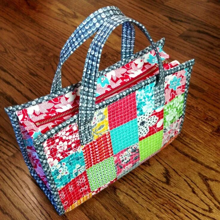 Лоскутные сумочки Three Owls Handmade: Dainty Tote Bag Tutorial Tote bag tutorial, Patchwork bags,