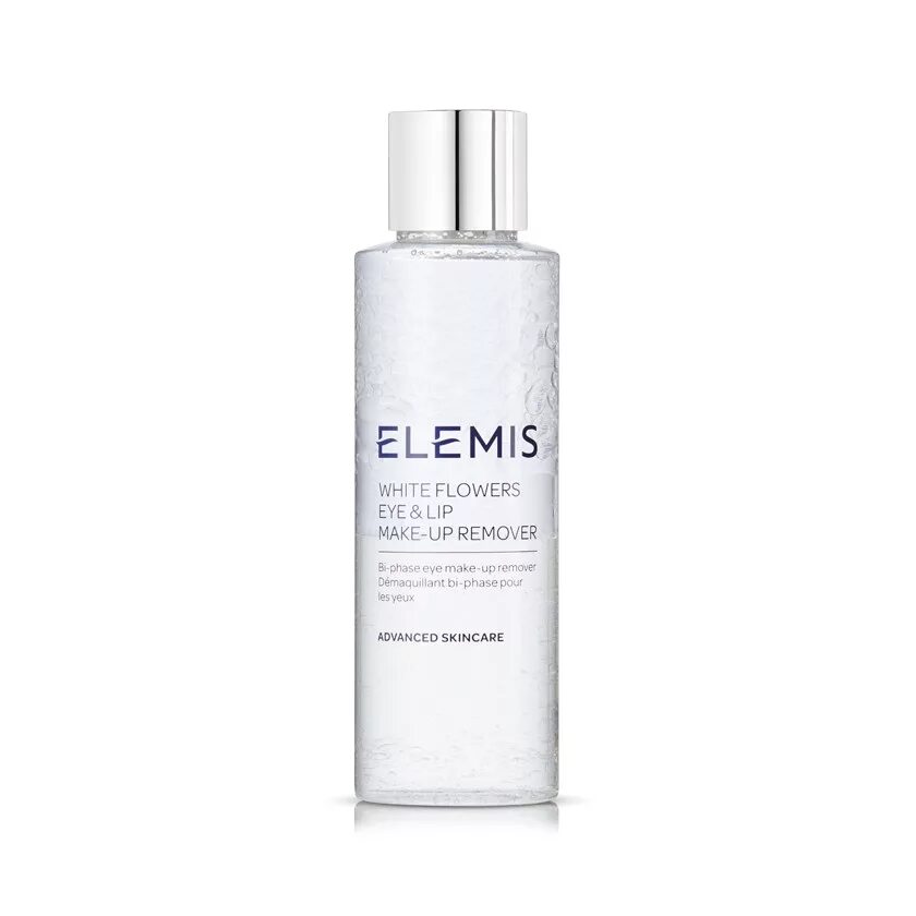Лосьон для макияжа Elemis White Flowers Eye & Lip Make-Up Remover 125ml - Двухфазный лосьон для дем