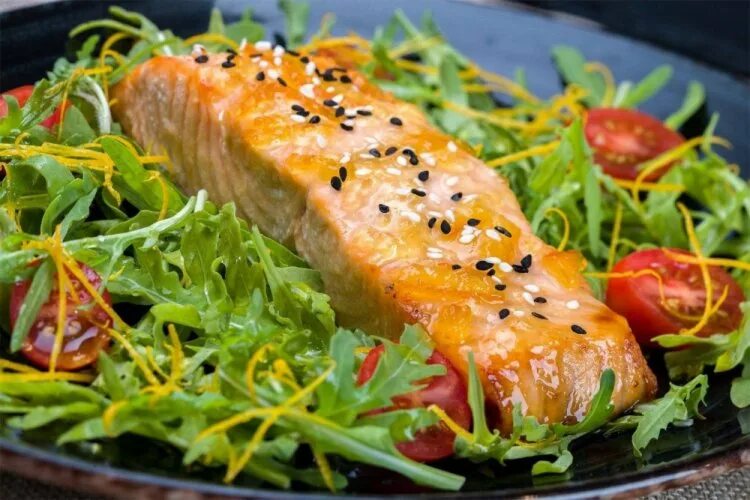 Лосось с овощами фото 15 классных рецептов приготовления кеты в духовке