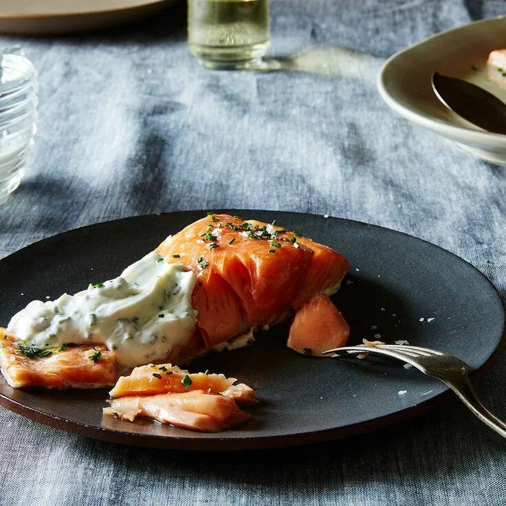 Лосось в ресторане фото Sally Schneider's Slow-Roasted Salmon (or Other Fish) Recipe on Food52 Recipe Fo