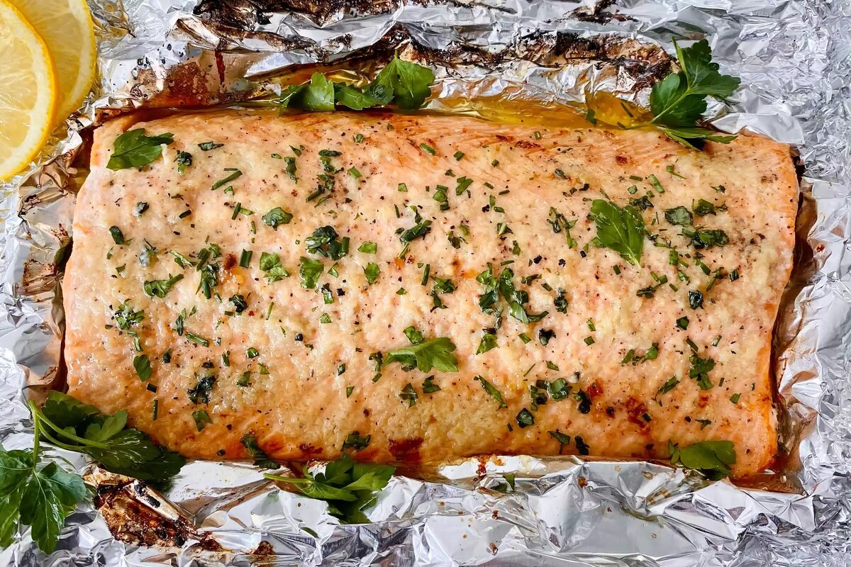 Лосось запеченный в духовке фото Запеченный Лосось Готовим вкусно Дзен