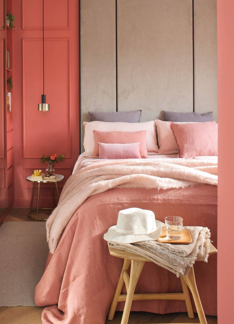 Лососевый цвет в интерьере Invitación al romanticismo Interior de dormitorio, Decorando dormitorios de adol