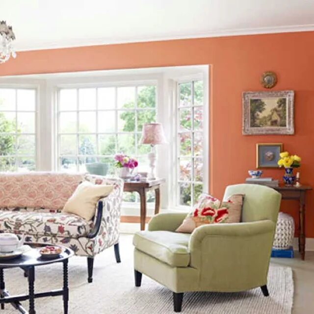Лососевый цвет в интерьере Cheery! Decoración de unas, Decoracion de interiores, Interiores
