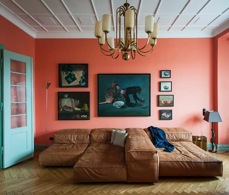 Лососевый цвет в интерьере Heart of the Home - Gisbert Pöppler Interior de design, Ideias para interiores, 