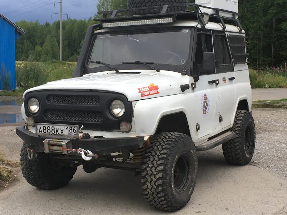 Магазин спец тюнинг уаз Экспедиция на перевал Дятлова. День 1 - УАЗ 315195 Hunter, 2,7 л, 2016 года путе