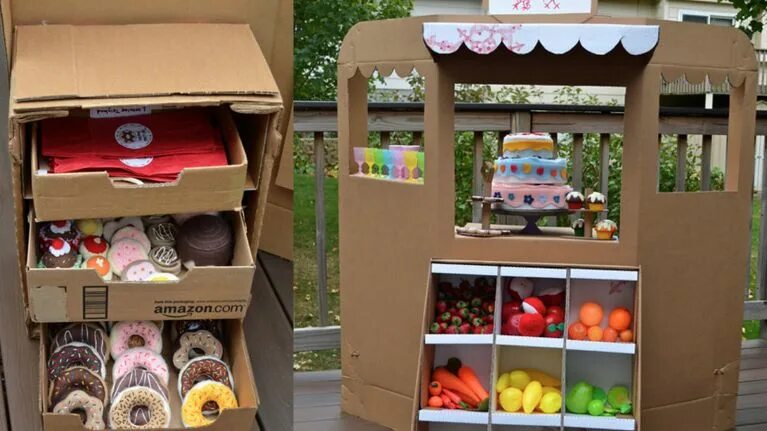 Магазин своими руками фото Cardboard crafts: 11 awesome ideas - Today's Parent