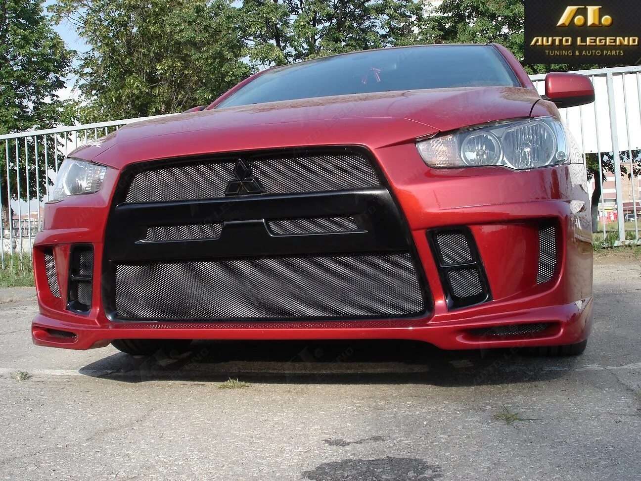 Магазин тюнинг бамперов Передний бампер Extreme для Lancer X