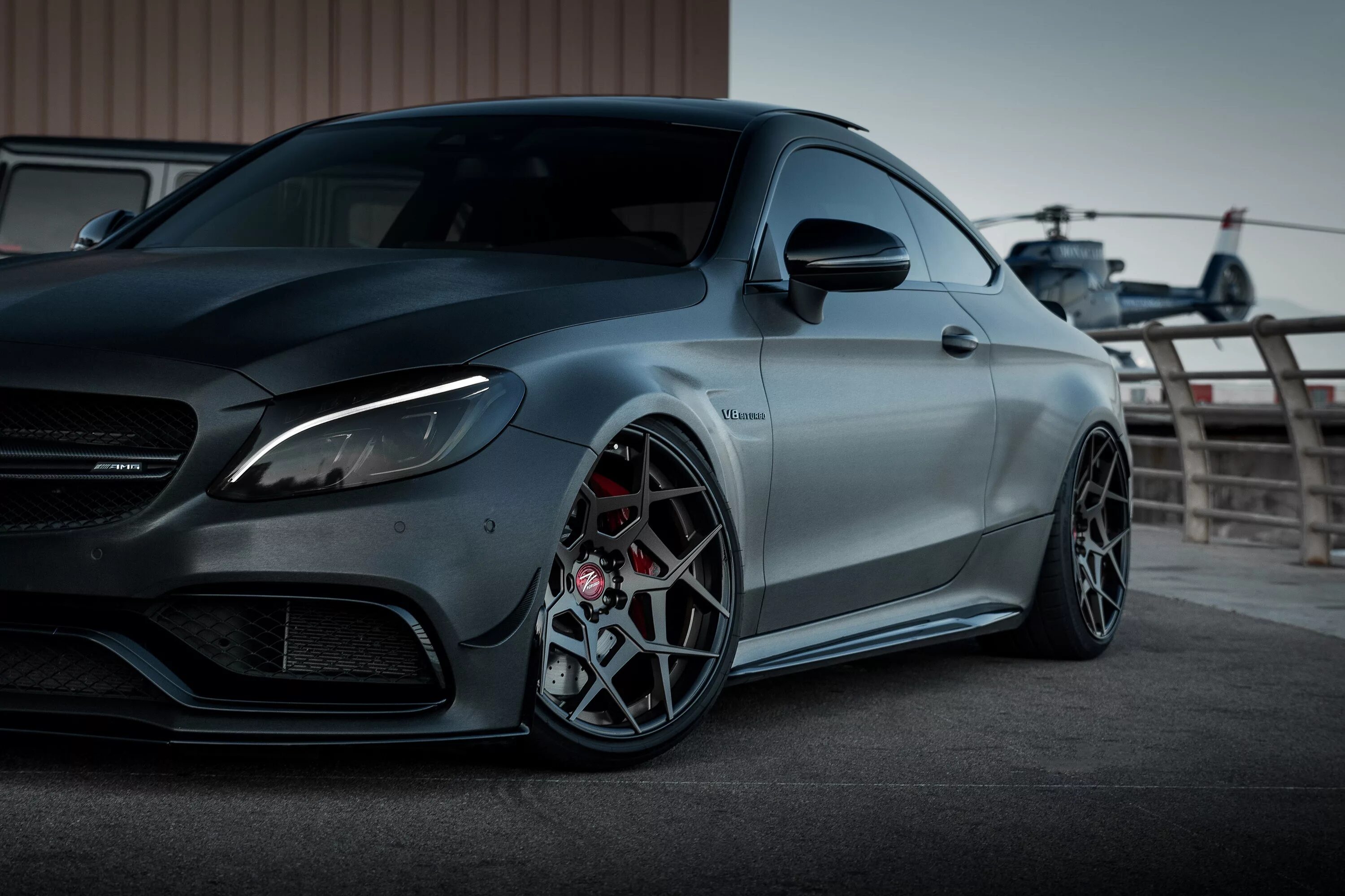 Магазин тюнинг мерседес Z-Performance Mercedes-AMG C 63 Coupe The Dark Knight (2018) - picture 4 of 11
