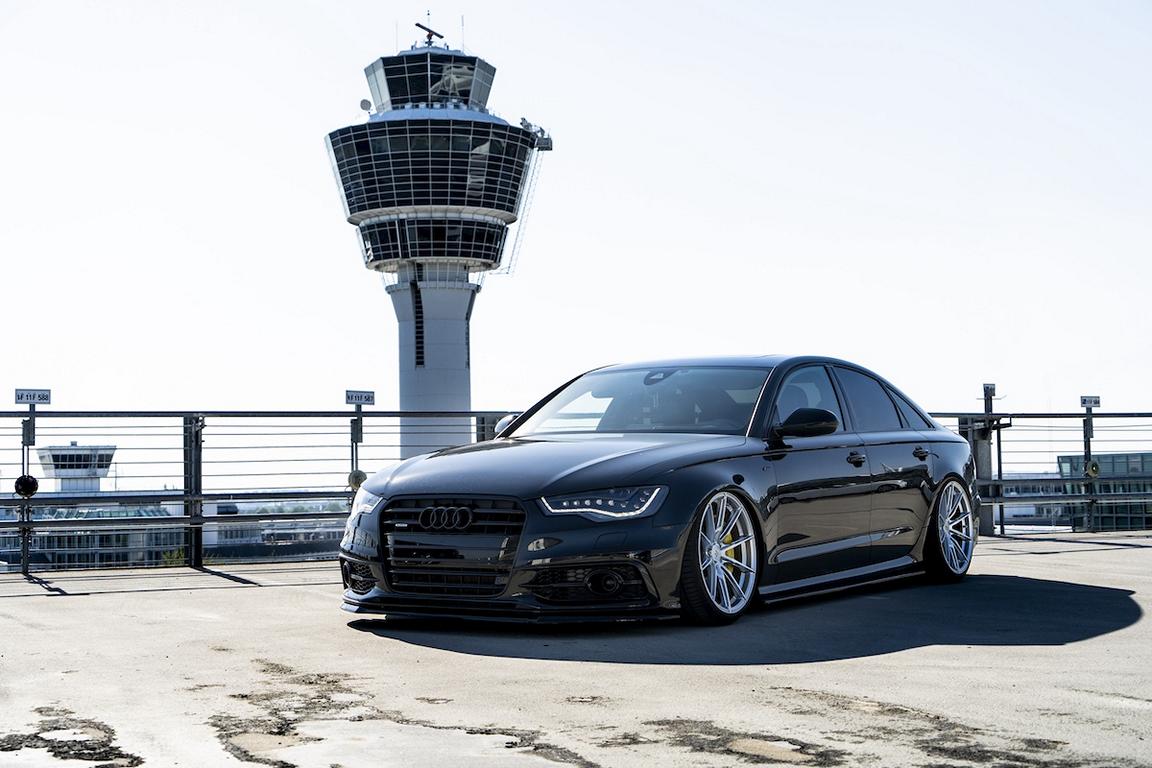 Магазин тюнинга ауди Audi A6 van HS Motorsport met Elegance Wheels en meer!