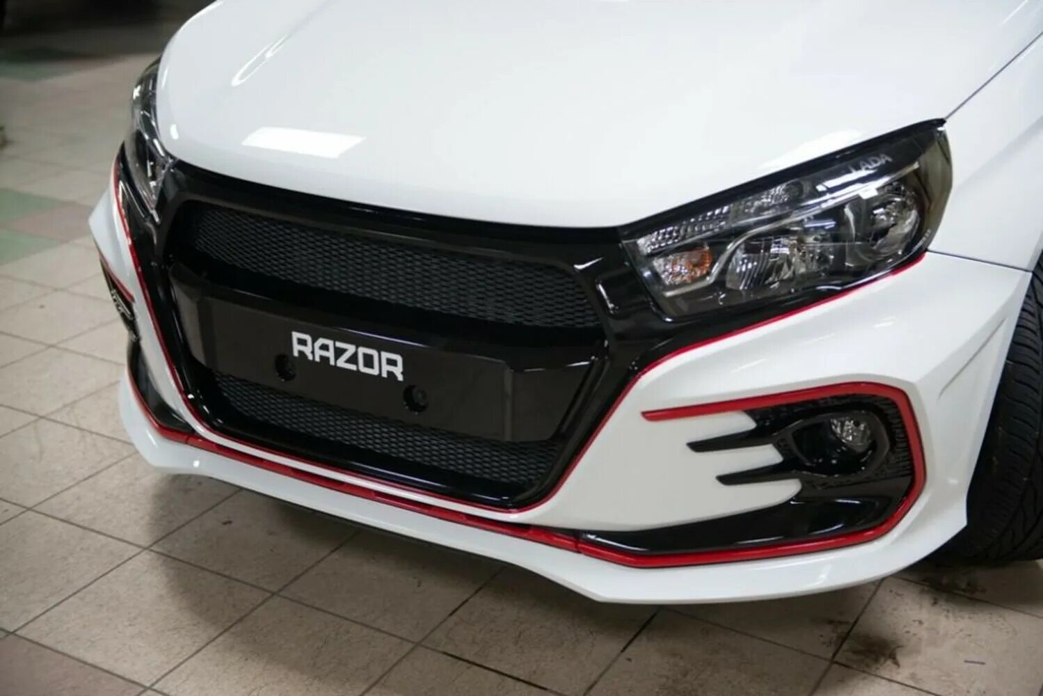 Магазин тюнинга лада веста Бампер передний RAZOR для LADA VESTA / ЛАДА ВЕСТА - купить по цене 9 900 руб. в 