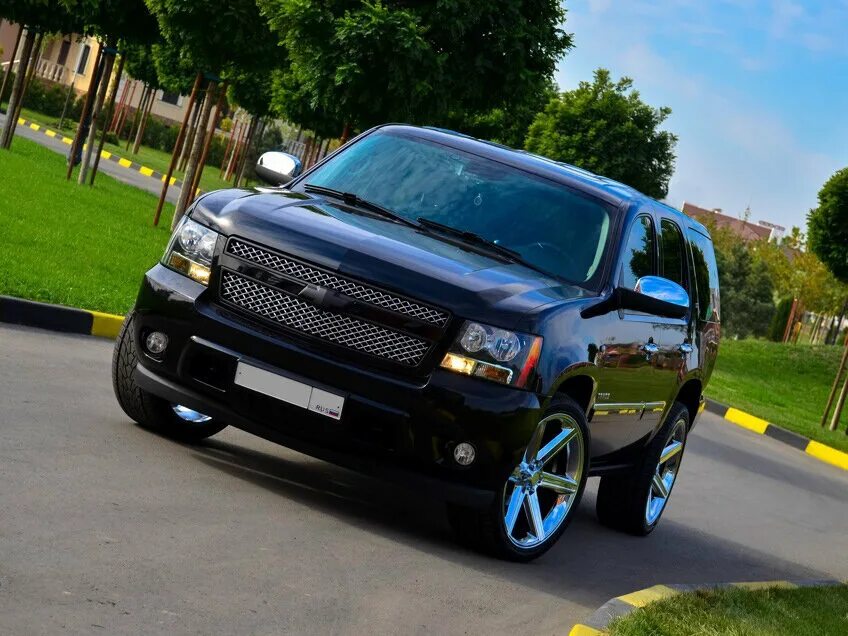 Магазин тюнинга шевроле Купить б/у Chevrolet Tahoe III 5.3 AT (324 л.с.) 4WD бензин автомат в Абакане: ч