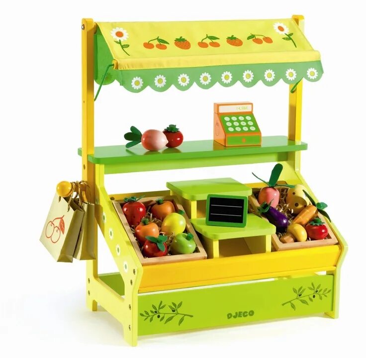 Магазин в детском саду фото kippokids.com Kids toy kitchen, Childrens play kitchen, Wooden play shop