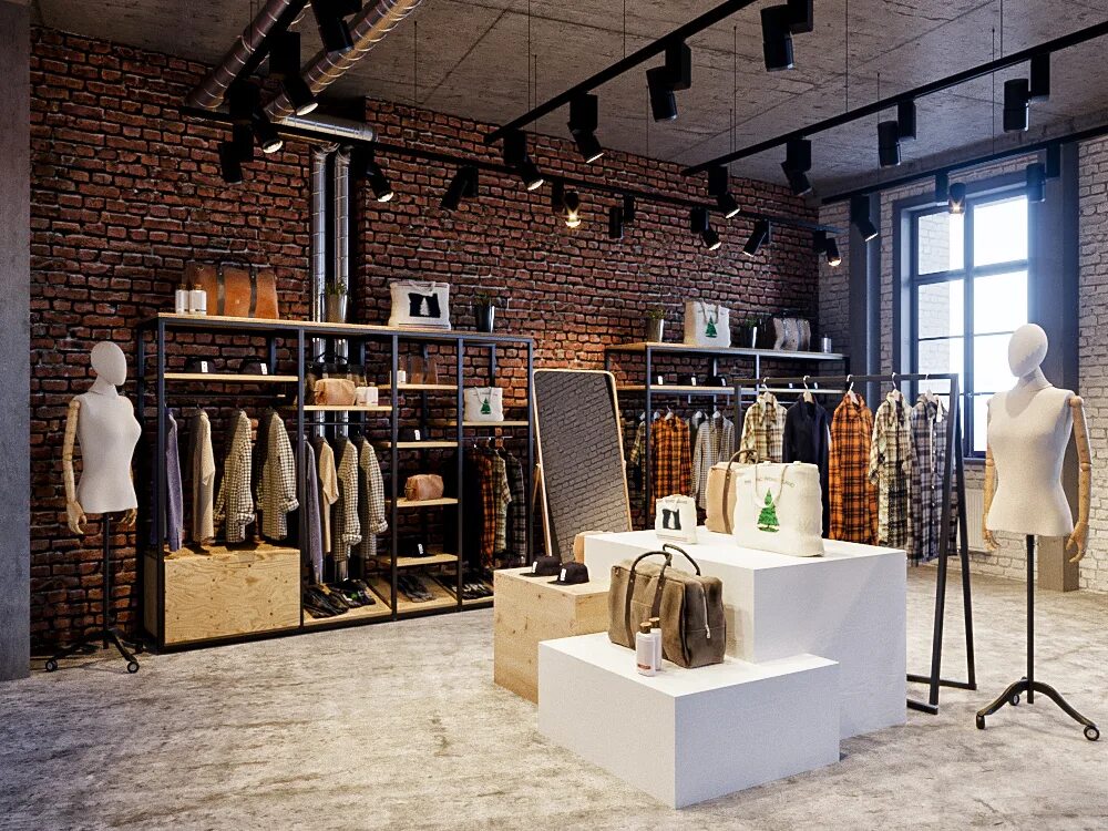Магазин в стиле лофт интерьера MH loft boutique: Портфолио фрилансера Andre Vladimirov 01.08.2017, работа № 29 