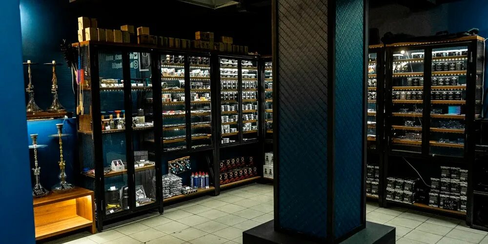 Магазины табака фото Дизайн кальянного магазина - фото и проект интерьера