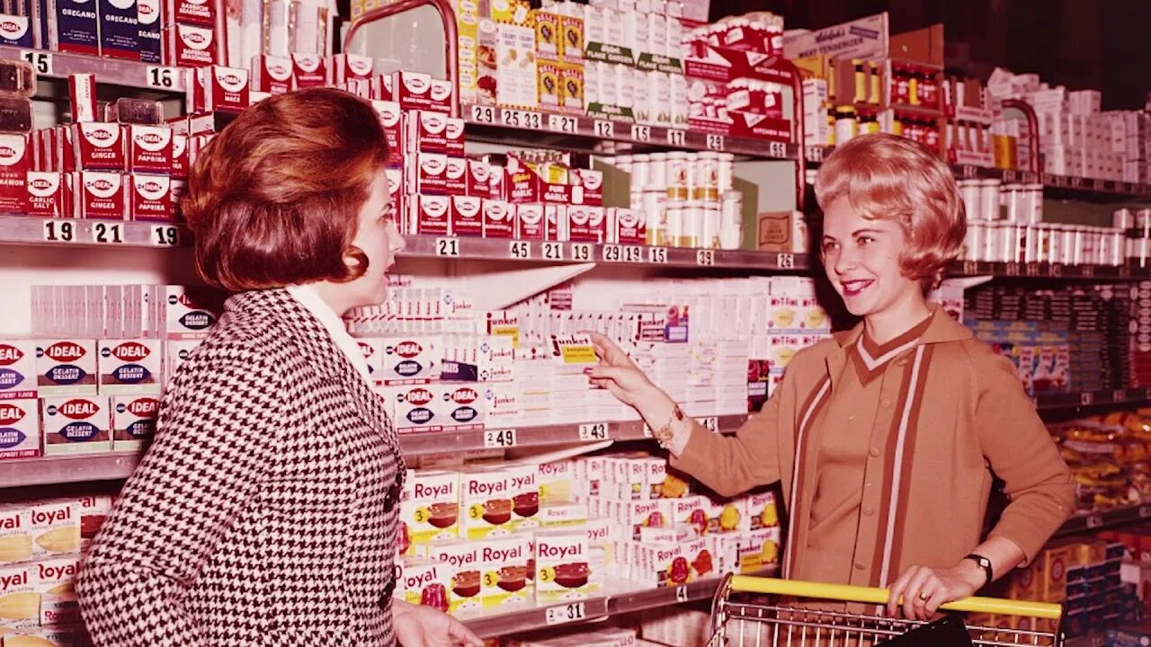 Магазины в 80 годы фото World's first supermarket Piggly Wiggly - YouTube