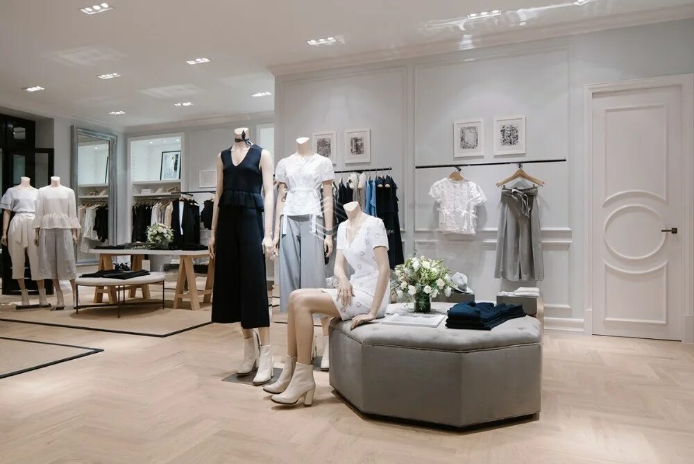 Магазины женской одежды в классическом стиле Factory Design Mdf Clothing Stores Clothes Shop Metal Display Racks And Stands W