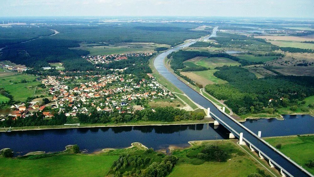 Магдебург мосты через эльбу фото Magdeburg-Water-Bridge-Amazing. Reiseideen, Reisen, Deutsche städte