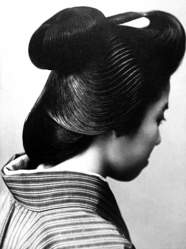 Магэ прическа женская vintage everyday: Shimada Hairstyle: The Lovely Traditional Hairdo of Japanese W