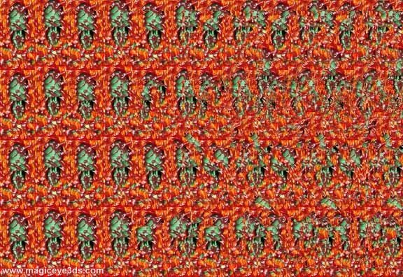 Магический глаз фото Magic Eye 3D Picture - Here is some cool 3D stereogram pictures Magic eye pictur