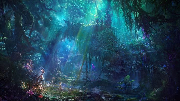 Магический лес фото HD Wallpapers, Desktop High Definition Wallpapers Fantasy landscape, Landscape w