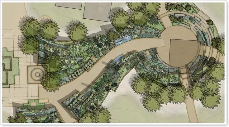 Магистратура ландшафтный дизайн Desert Botanical Garden Portal and Vestibule Garden Design Garden architecture, 