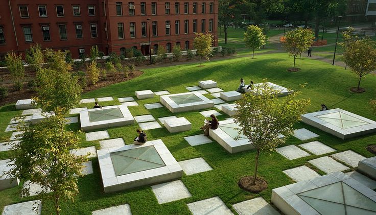 Магистратура ландшафтный дизайн Harvard University Northwest Science Building Campus landscape design, Campus la