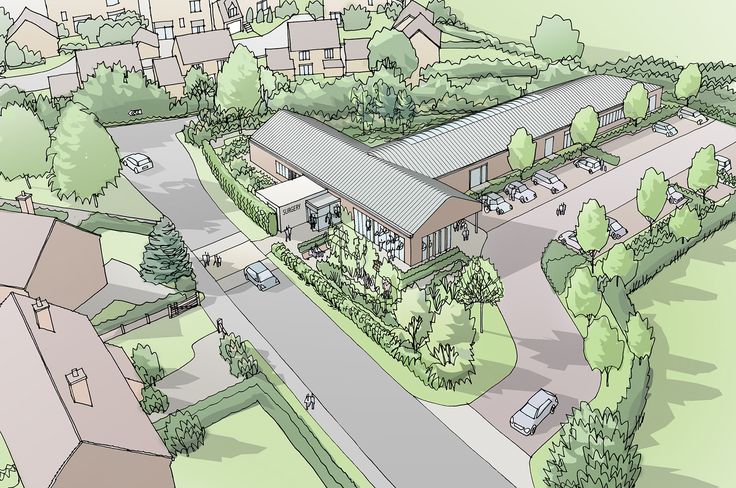 Магистратура ландшафтный дизайн A sustainable surgery for a growing community Bournville Architects proposa. Urb