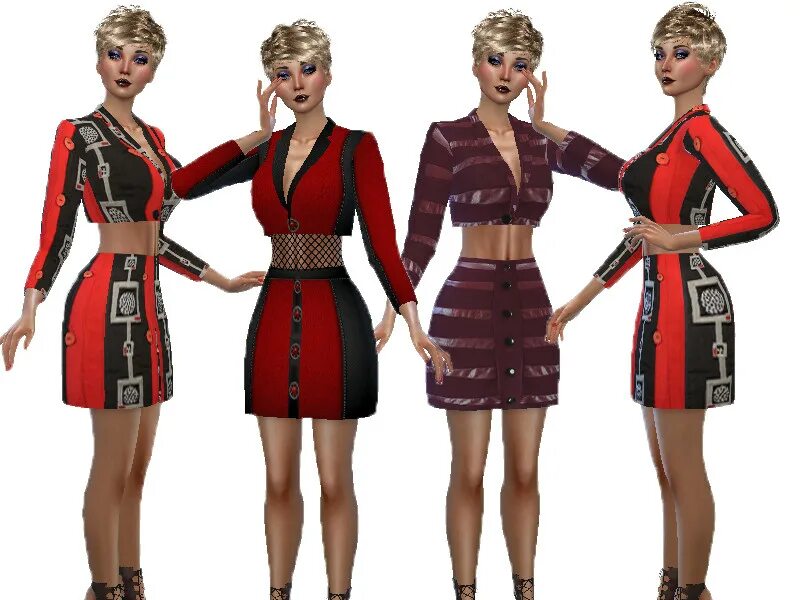 Магия моды женская одежда The Sims Resource - Clothing sets