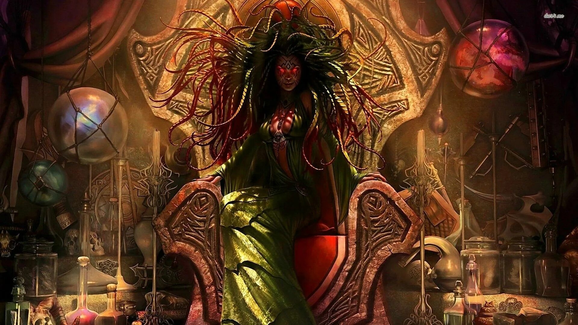 Магия стиля женская Magic: The Gathering - 150 Wallpapers (1920x1080) - Album on Imgur Witch wallpap